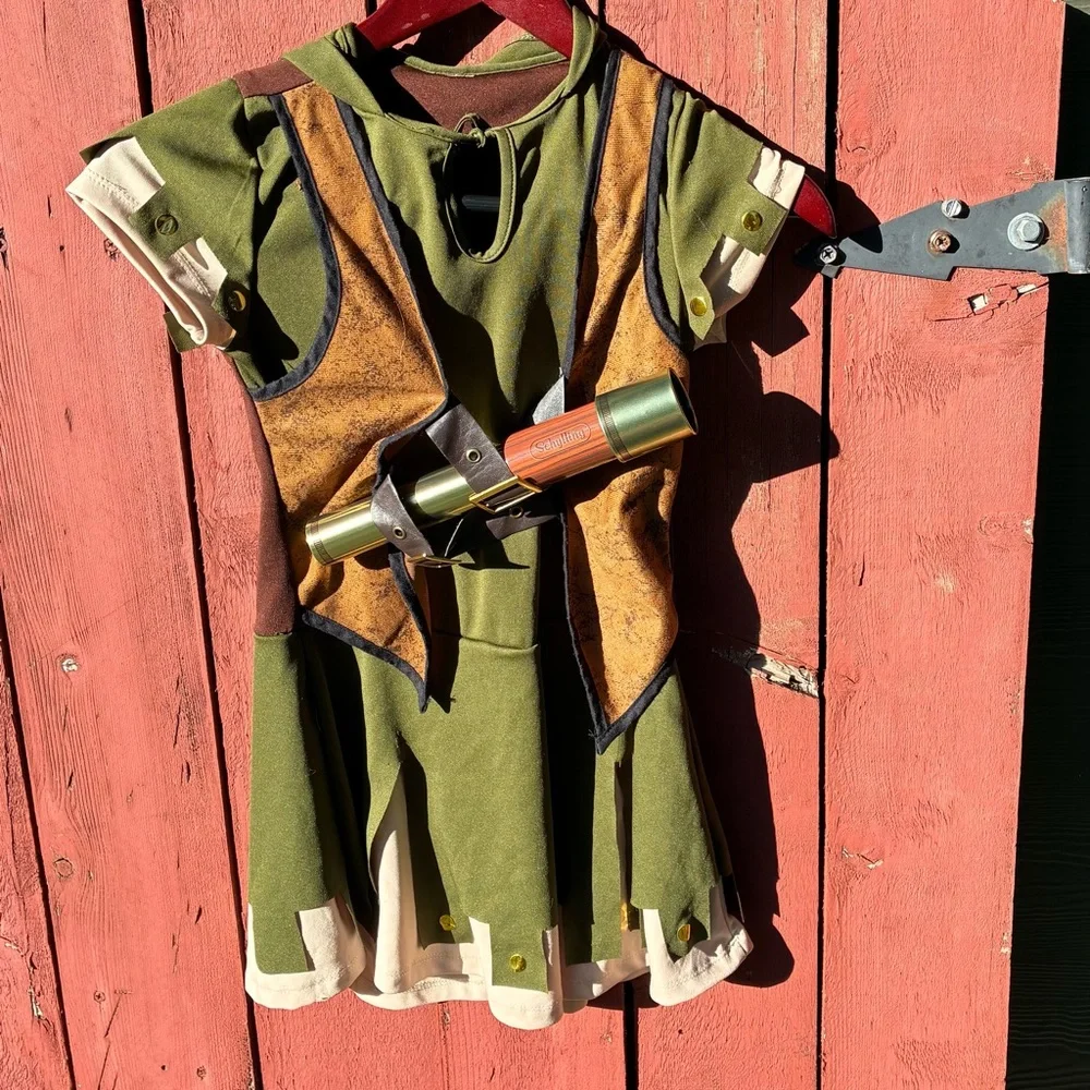 Ranger Explorer Costume Boy Girl Viking Pirate Peter Hood 4 5 6 Hood Halloween